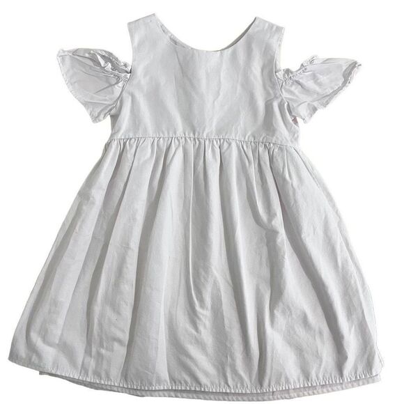 Gianni Bini White Cold Shoulder Dress Size 6x - Picture 1 of 7